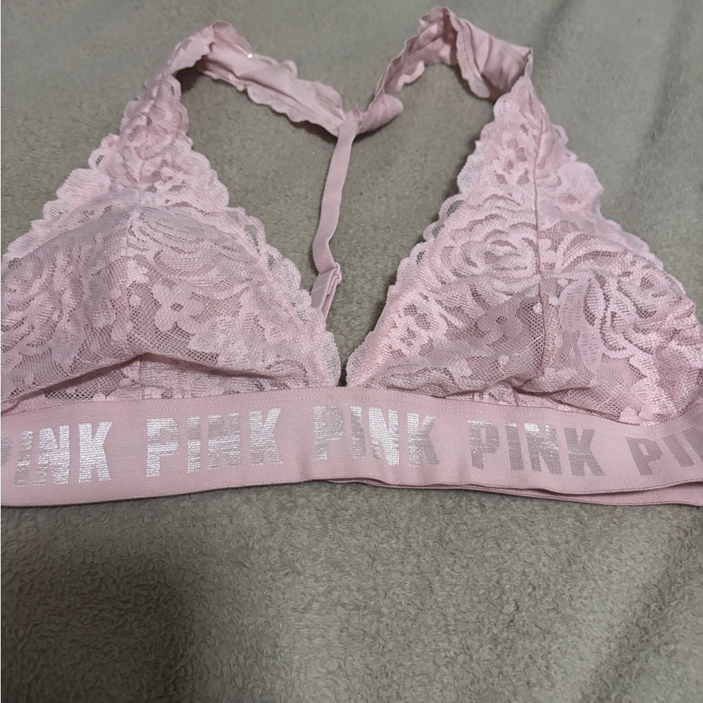 Victoria's Secret Light Pink Lace Bralette